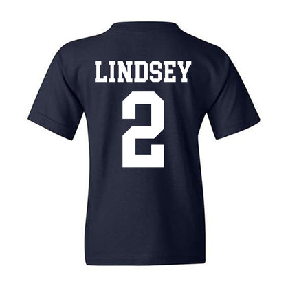 BYU - NCAA Football : Braxton Lindsey - Sports Shersey Youth T-Shirt-1