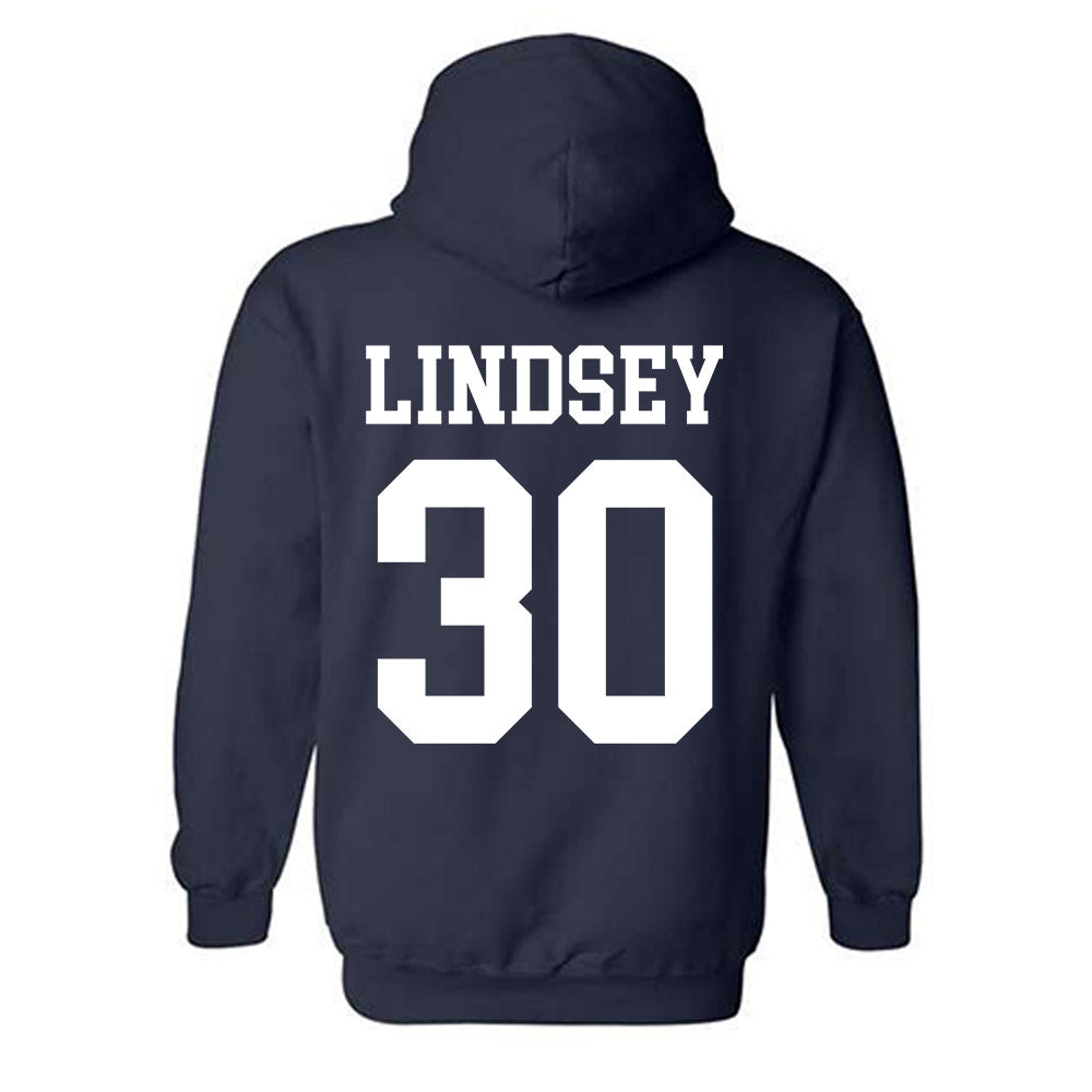 BYU - NCAA Football : Braxton Lindsey - Sports Shersey Hooded Sweatshirt-1