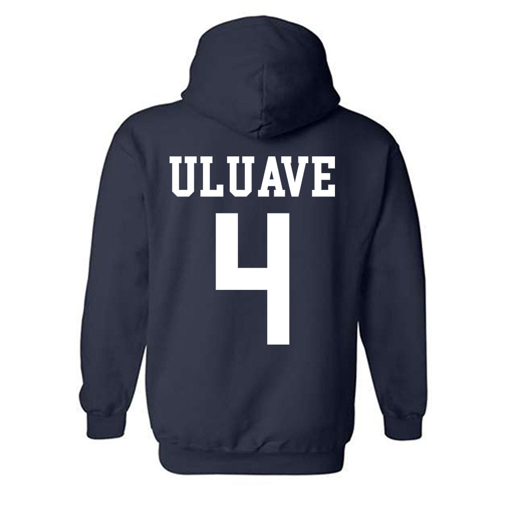 BYU - NCAA Football : Cade Uluave - Sports Shersey Hooded Sweatshirt-1