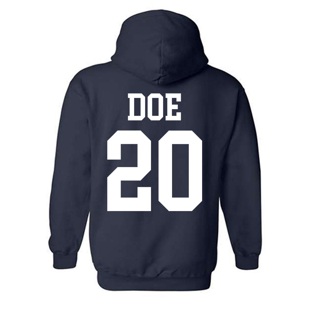 BYU - NCAA Football : Kevin Doe - Sports Shersey Hooded Sweatshirt-1