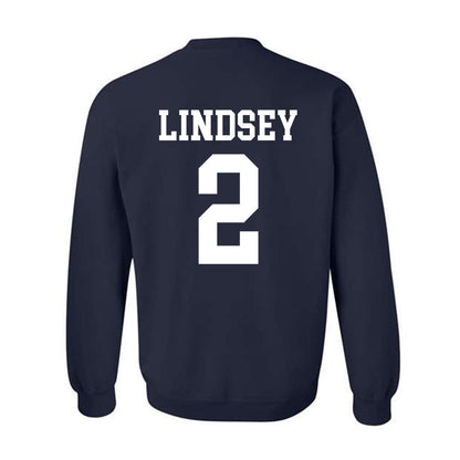 BYU - NCAA Football : Braxton Lindsey - Sports Shersey Crewneck Sweatshirt-1