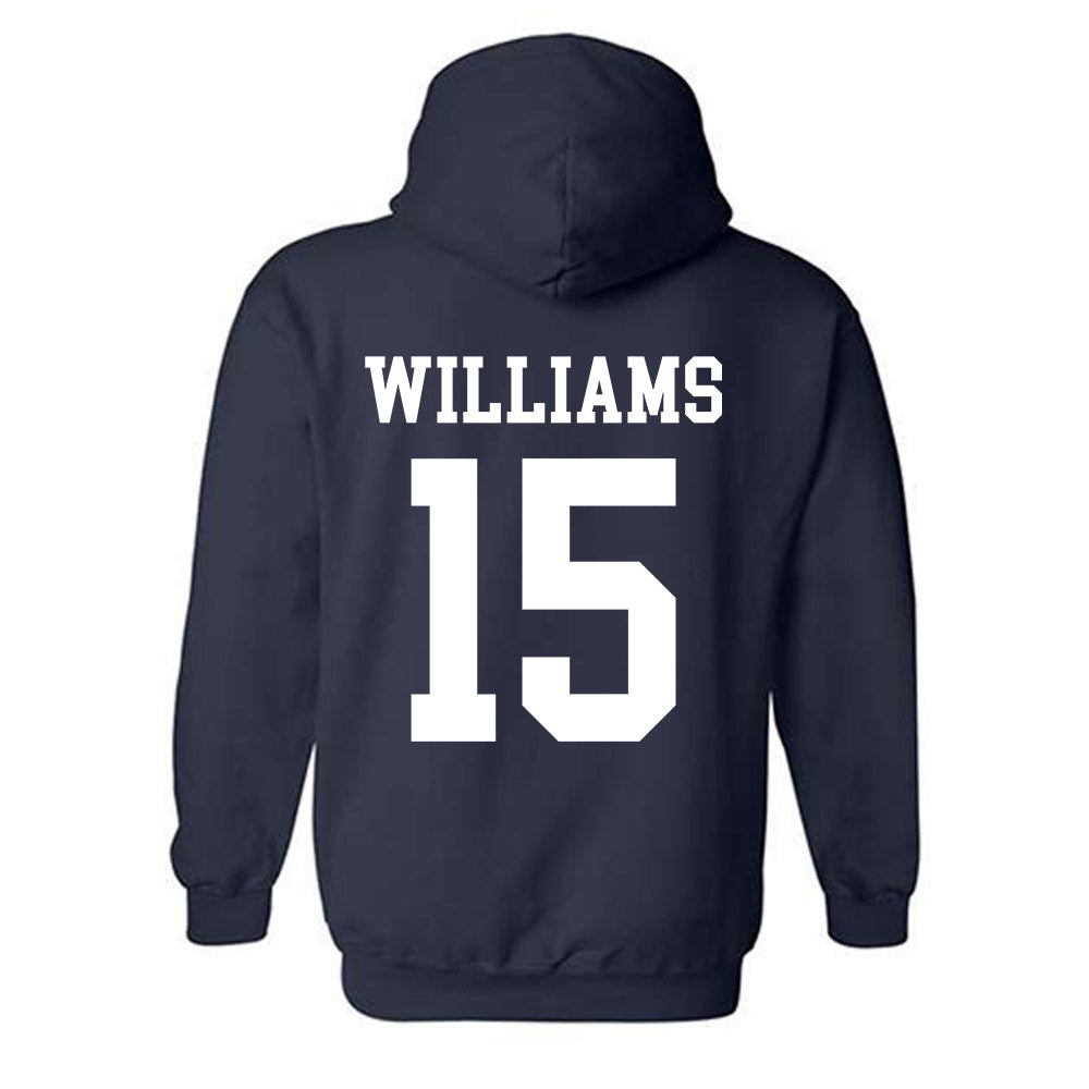 BYU - NCAA Football : Jayven Williams - Sports Shersey Hooded Sweatshirt-1
