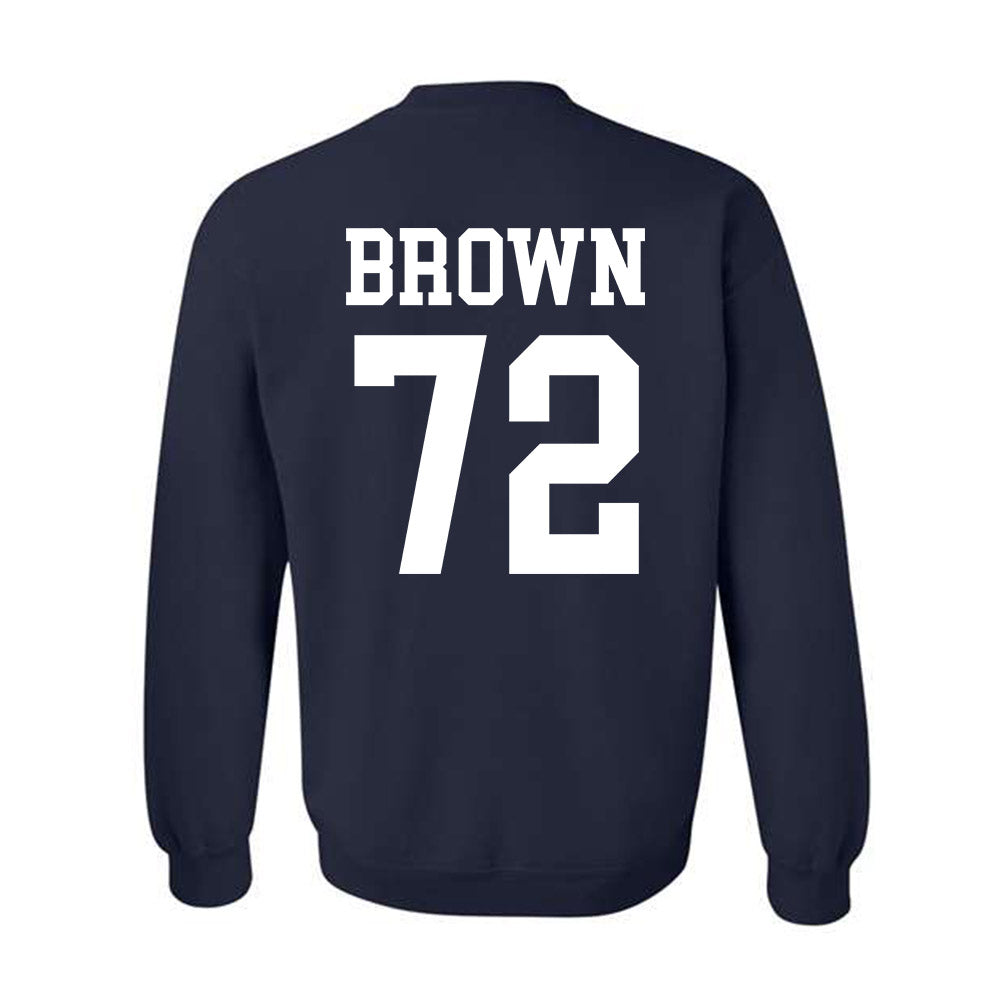 BYU - NCAA Football : Joe Brown - Sports Shersey Crewneck Sweatshirt-1