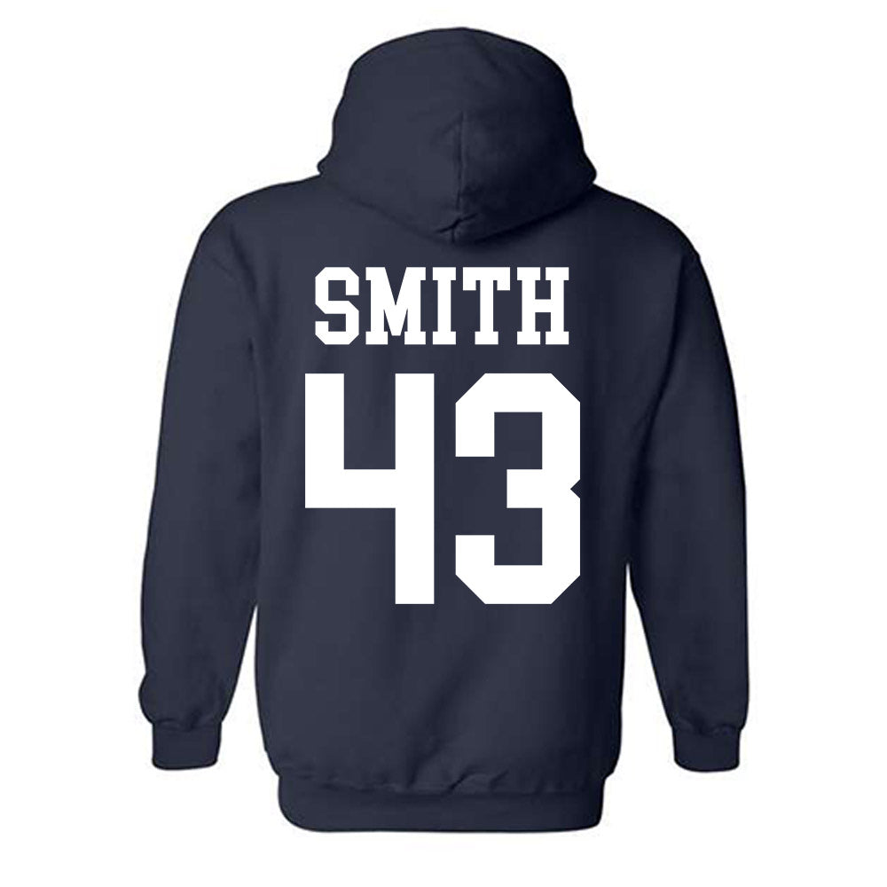 BYU - NCAA Football : Ty Smith - Sports Shersey Hooded Sweatshirt-1