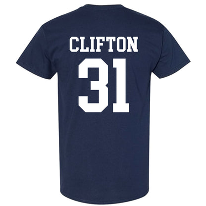 BYU - NCAA Football : Jake Clifton - Sports Shersey T-Shirt-1