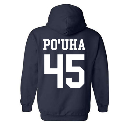 BYU - NCAA Football : Viliami Po'uha - Sports Shersey Hooded Sweatshirt-1