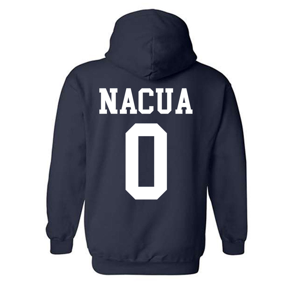 BYU - NCAA Football : Tei Nacua - Sports Shersey Hooded Sweatshirt-1