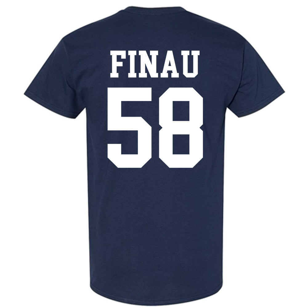 BYU - NCAA Football : Paki Finau - Sports Shersey T-Shirt-1