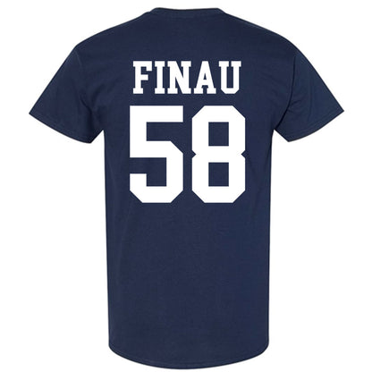 BYU - NCAA Football : Paki Finau - Sports Shersey T-Shirt-1
