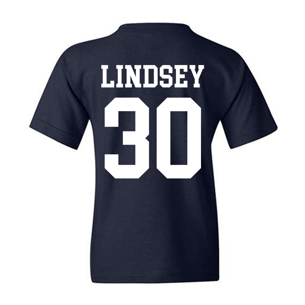 BYU - NCAA Football : Braxton Lindsey - Sports Shersey Youth T-Shirt-1