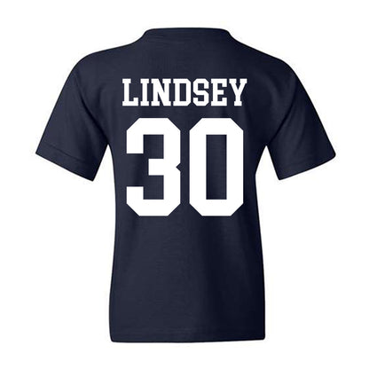 BYU - NCAA Football : Braxton Lindsey - Sports Shersey Youth T-Shirt-1