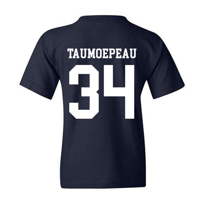 BYU - NCAA Football : Daniel Taumoepeau - Sports Shersey Youth T-Shirt-1