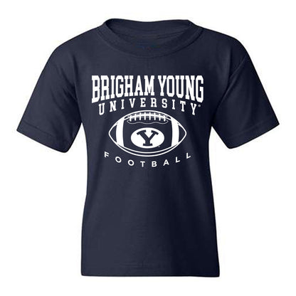 BYU - NCAA Football : Cannon DeVries - Sports Shersey Youth T-Shirt-0