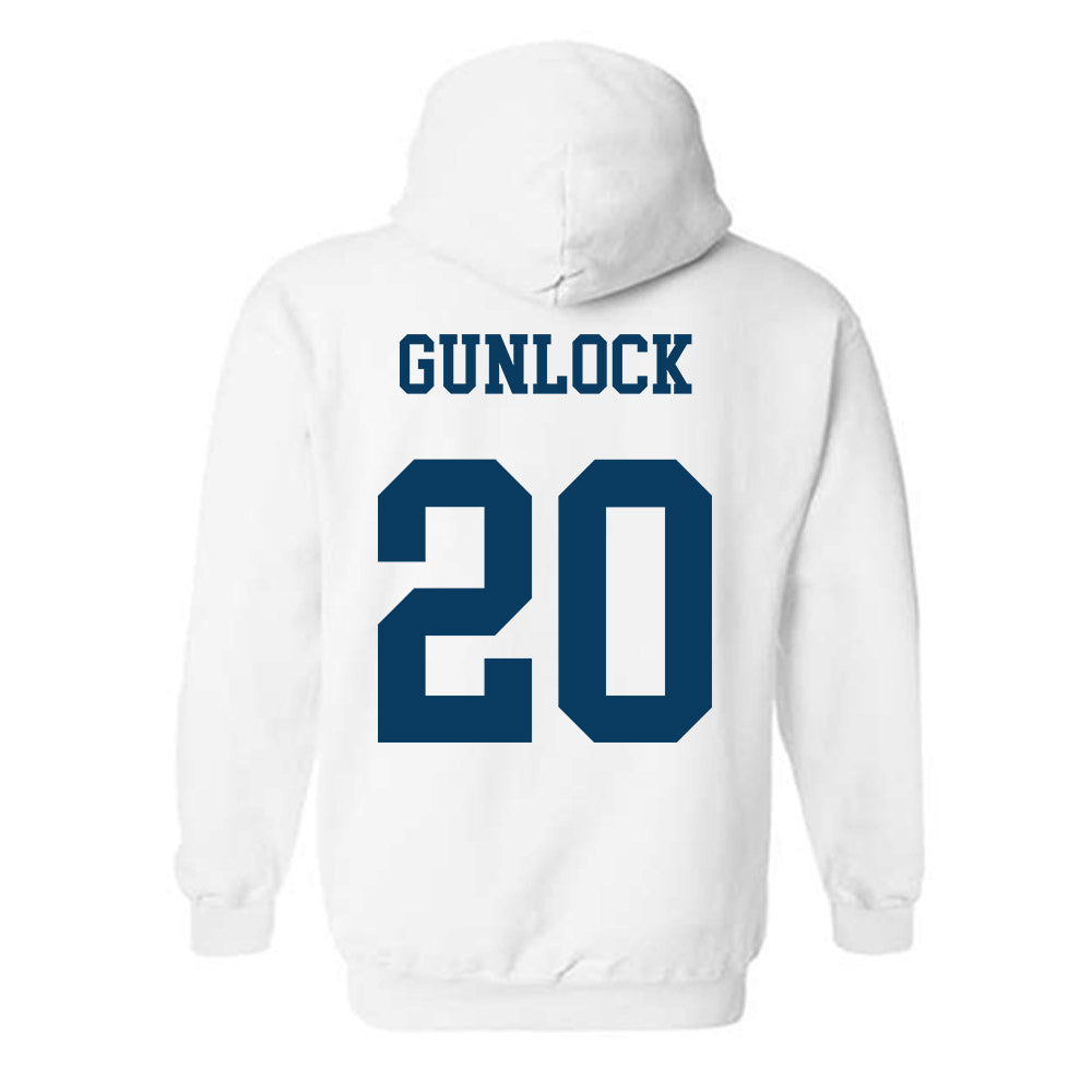 BYU - NCAA Women's Basketball : Braeden Gunlock - Generic Shersey Hooded Sweatshirt-1