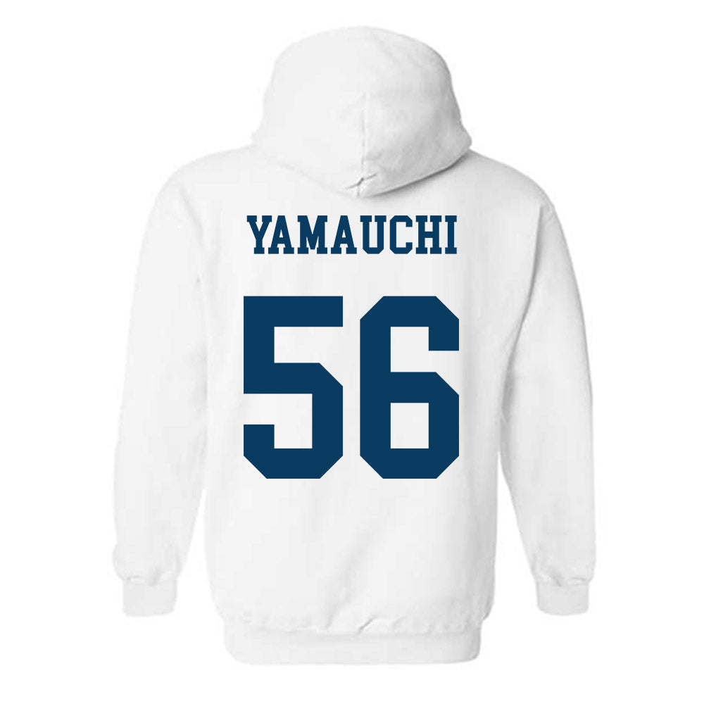 BYU - NCAA Football : Zak Yamauchi - Generic Shersey Hooded Sweatshirt-1