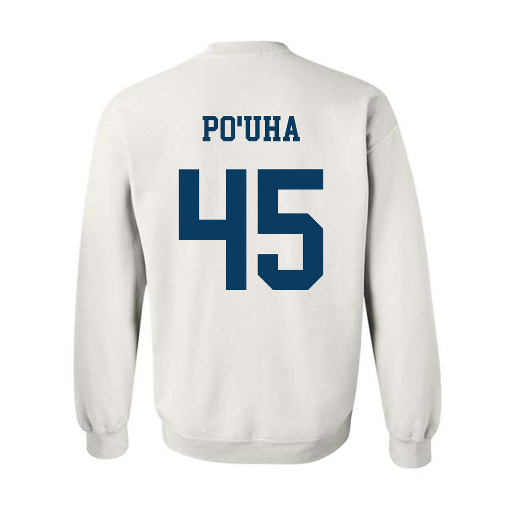 BYU - NCAA Football : Viliami Po'uha - Generic Shersey Crewneck Sweatshirt-1