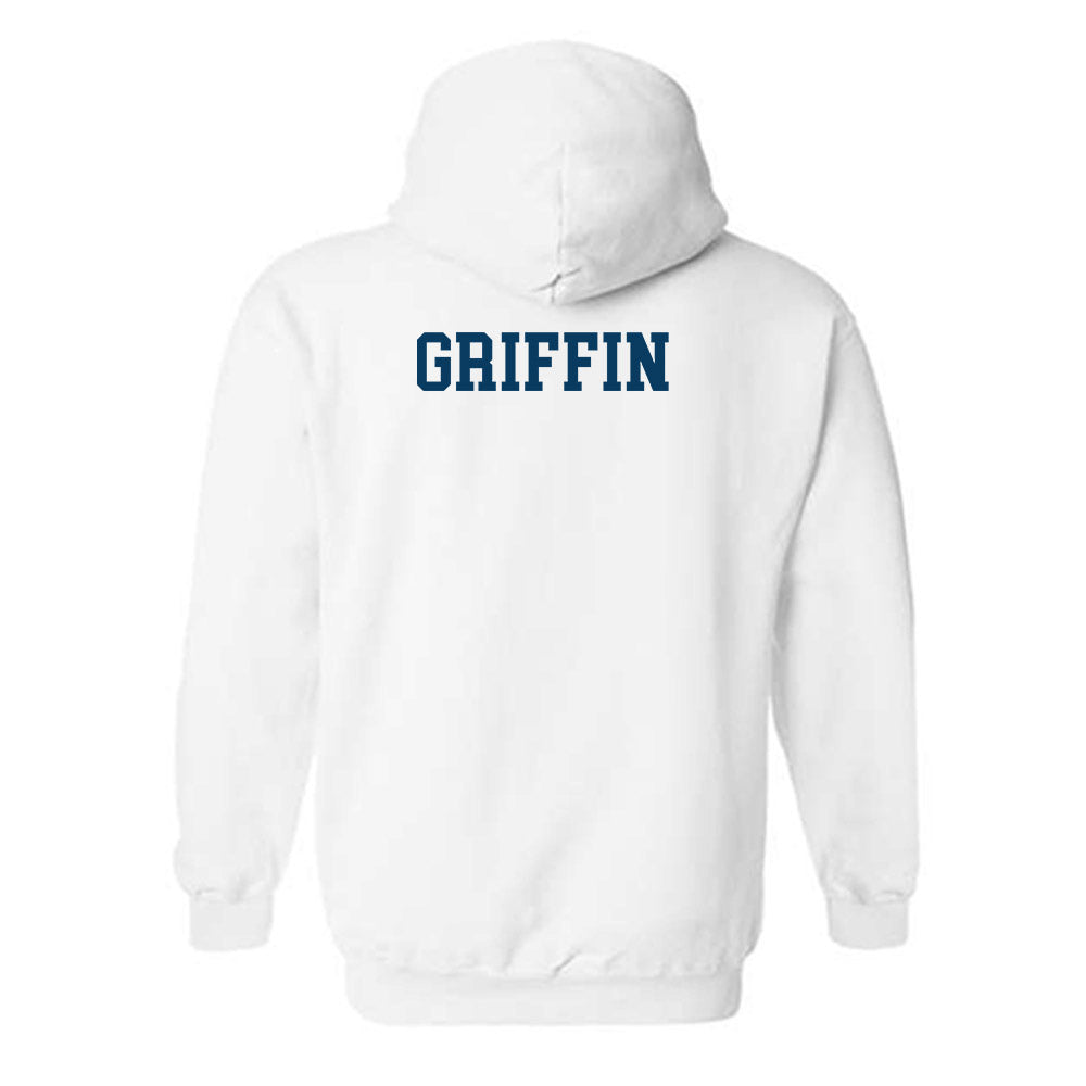 BYU - NCAA Women's Swimming & Diving : Emilie Griffin - Generic Shersey Hooded Sweatshirt-1