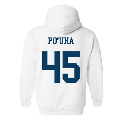 BYU - NCAA Football : Viliami Po'uha - Generic Shersey Hooded Sweatshirt-1