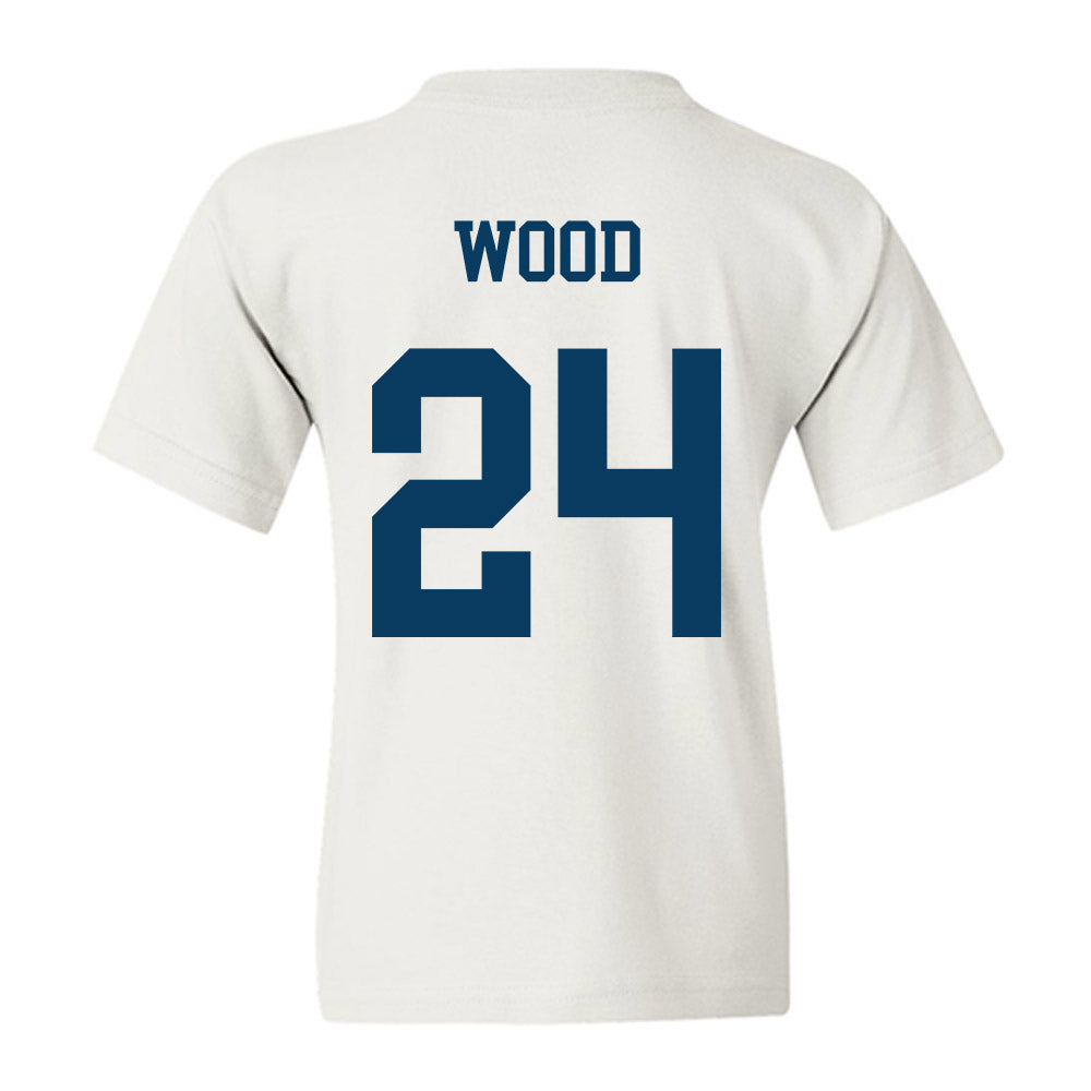 BYU - NCAA Football : Ethan Wood - Generic Shersey Youth T-Shirt-1