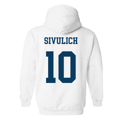 BYU - NCAA Women's Soccer : Sophie Sivulich - Generic Shersey Hooded Sweatshirt-1
