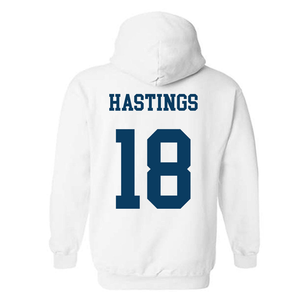BYU - NCAA Women's Soccer : Kyleigh Hastings - Generic Shersey Hooded Sweatshirt-1