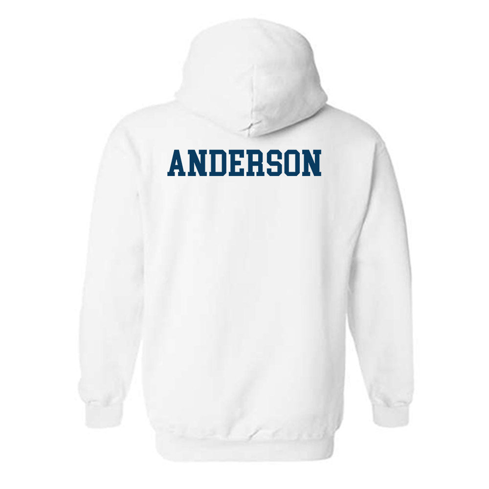 BYU - NCAA Men's Track & Field : Treyton Anderson - Generic Shersey Hooded Sweatshirt-1
