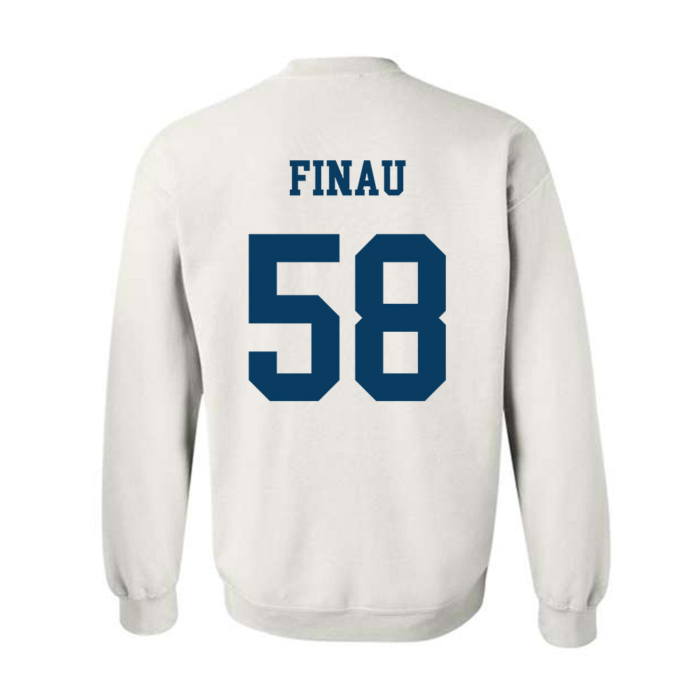 BYU - NCAA Football : Paki Finau - Generic Shersey Crewneck Sweatshirt-1