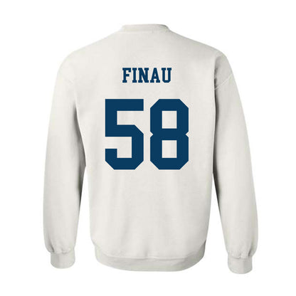 BYU - NCAA Football : Paki Finau - Generic Shersey Crewneck Sweatshirt-1
