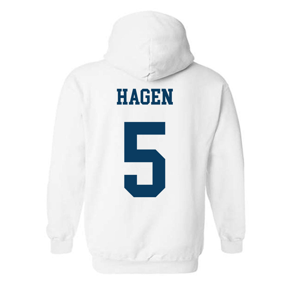 BYU - NCAA Football : Cody Hagen - Generic Shersey Hooded Sweatshirt-1