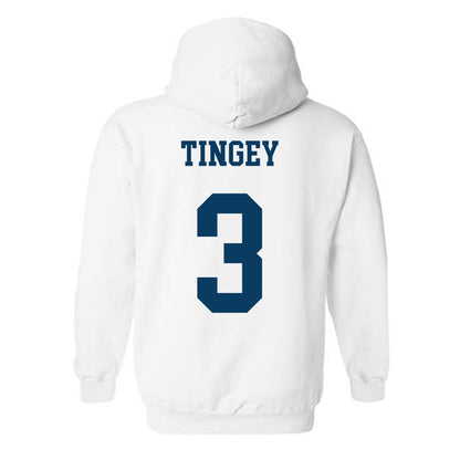 BYU - NCAA Women's Volleyball : Kaylee Tingey - Generic Shersey Hooded Sweatshirt-1