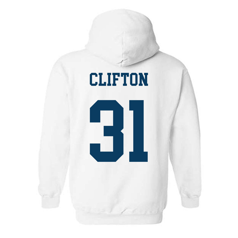 BYU - NCAA Football : Jake Clifton - Generic Shersey Hooded Sweatshirt-1