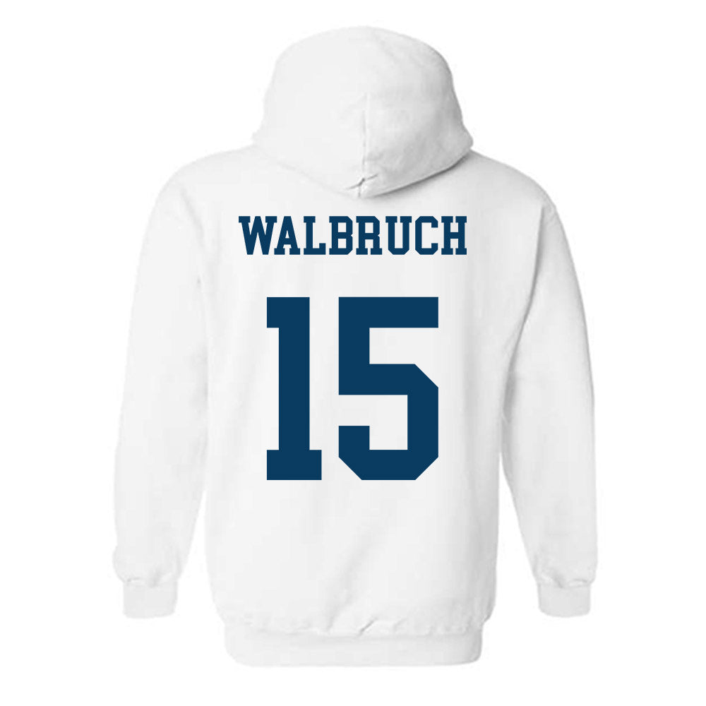 BYU - NCAA Women's Soccer : Ellie Walbruch - Generic Shersey Hooded Sweatshirt-1