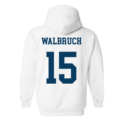 BYU - NCAA Women's Soccer : Ellie Walbruch - Generic Shersey Hooded Sweatshirt-1