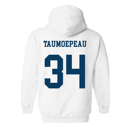 BYU - NCAA Football : Daniel Taumoepeau - Generic Shersey Hooded Sweatshirt-1