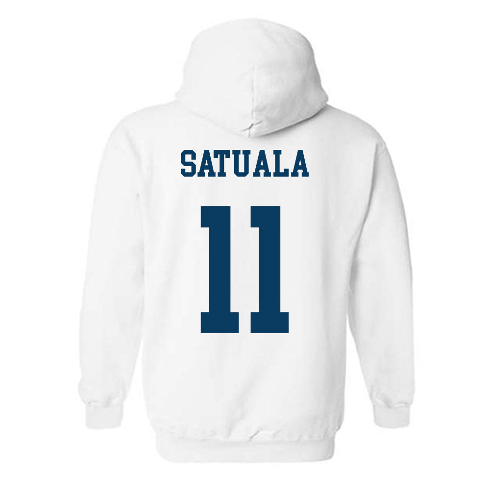 BYU - NCAA Football : Faletau Satuala - Generic Shersey Hooded Sweatshirt-1