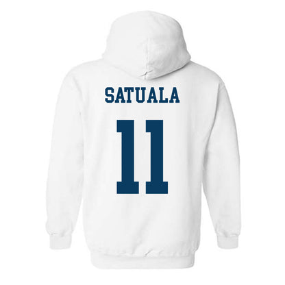 BYU - NCAA Football : Faletau Satuala - Generic Shersey Hooded Sweatshirt-1