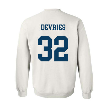 BYU - NCAA Football : Cannon DeVries - Generic Shersey Crewneck Sweatshirt-1