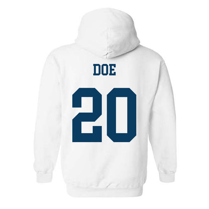 BYU - NCAA Football : Kevin Doe - Generic Shersey Hooded Sweatshirt-1