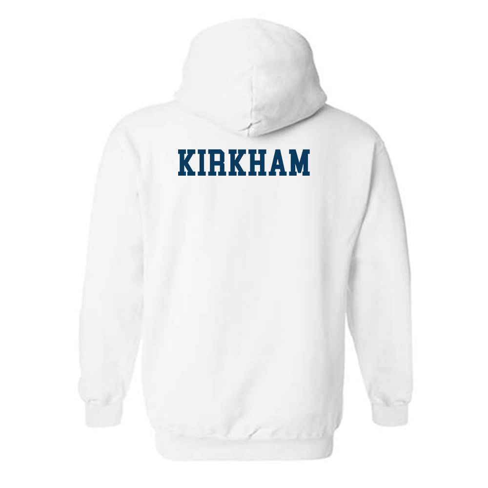 BYU - NCAA Men's Track & Field : Spencer Kirkham - Generic Shersey Hooded Sweatshirt-1