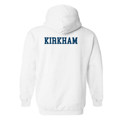 BYU - NCAA Men's Track & Field : Spencer Kirkham - Generic Shersey Hooded Sweatshirt-1
