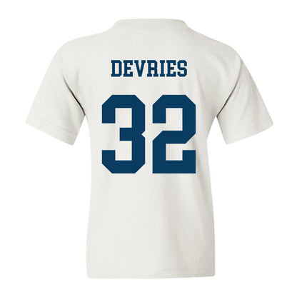 BYU - NCAA Football : Cannon DeVries - Generic Shersey Youth T-Shirt-1