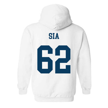 BYU - NCAA Football : Jr Sia - Generic Shersey Hooded Sweatshirt-1