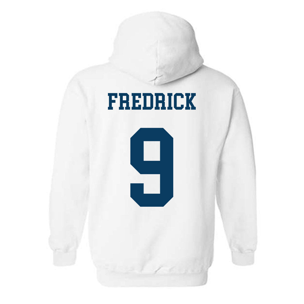 BYU - NCAA Women's Volleyball : Grace Fredrick - Generic Shersey Hooded Sweatshirt-1