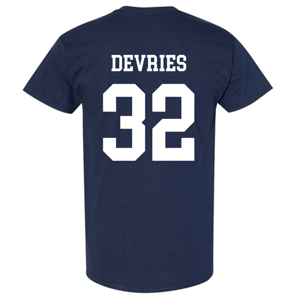 BYU - NCAA Football : Cannon DeVries - Generic Shersey T-Shirt-1