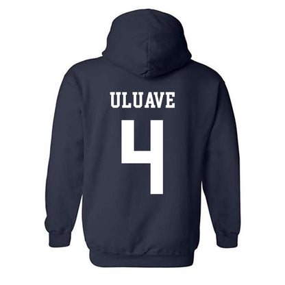 BYU - NCAA Football : Cade Uluave - Generic Shersey Hooded Sweatshirt-1