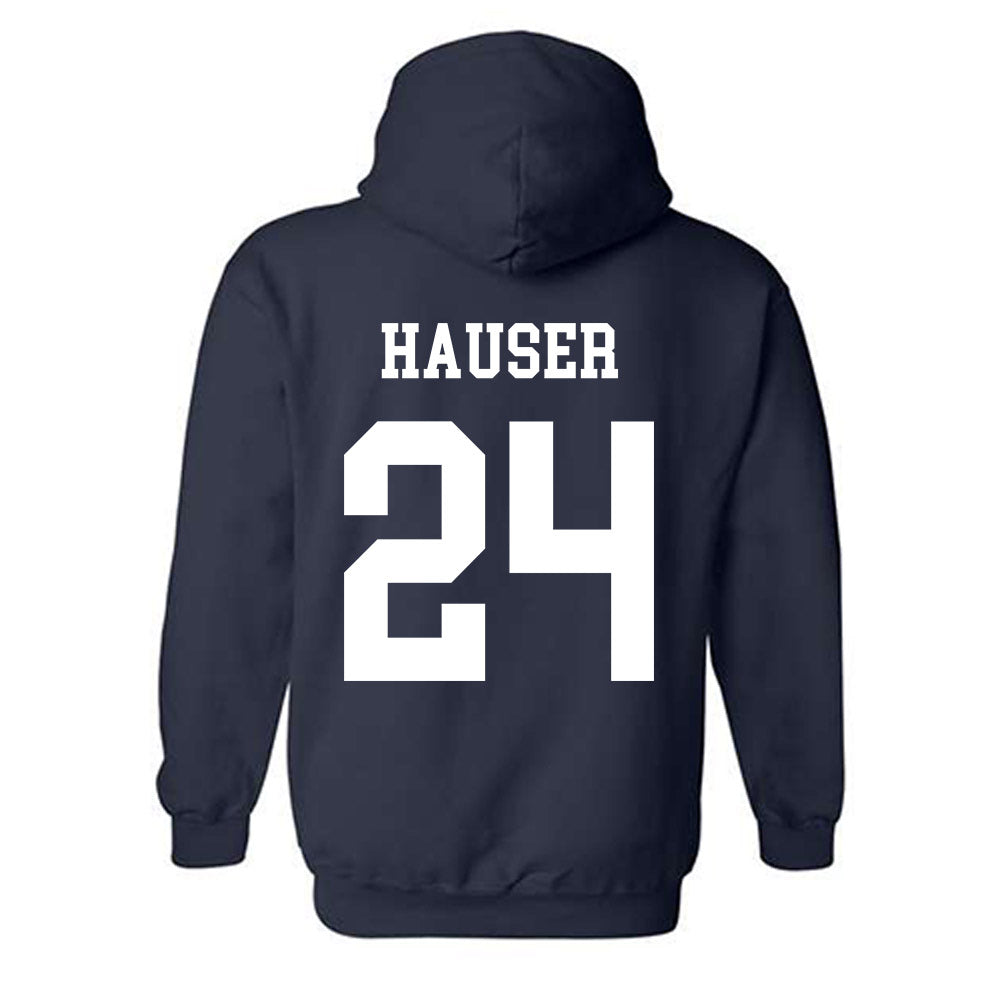 BYU - NCAA Men's Volleyball : Cole Hauser - Generic Shersey Hooded Sweatshirt-1