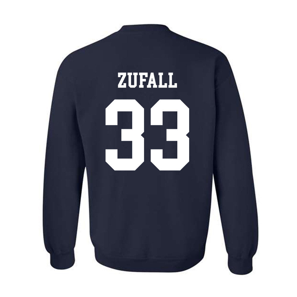 BYU - NCAA Baseball : Ethan Zufall - Generic Shersey Crewneck Sweatshirt-1