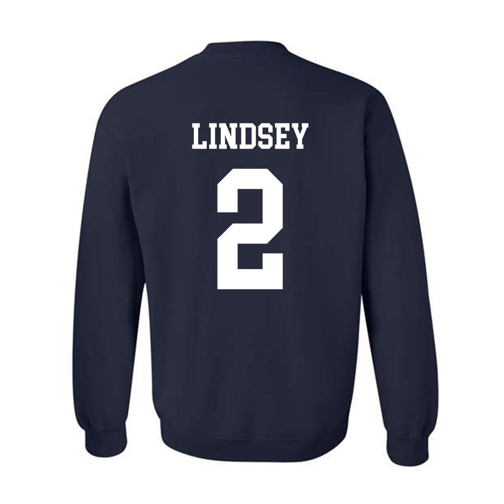 BYU - NCAA Football : Braxton Lindsey - Generic Shersey Crewneck Sweatshirt-1