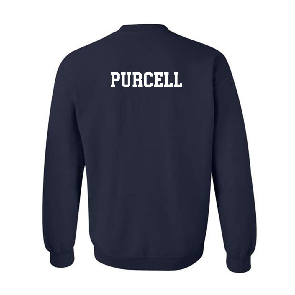 BYU - NCAA Men's Swimming & Diving : Ethan Purcell - Generic Shersey Crewneck Sweatshirt-1