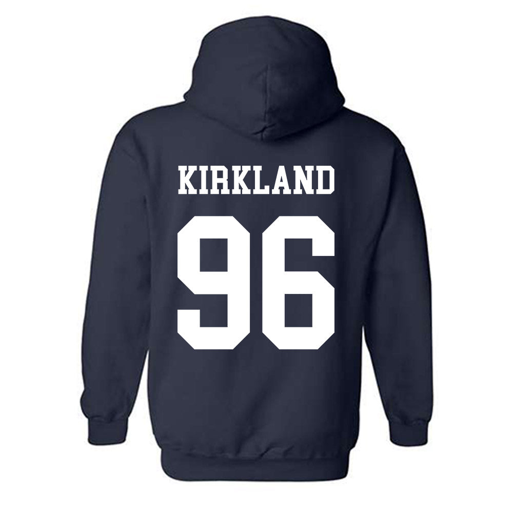 BYU - NCAA Football : Justin Kirkland - Generic Shersey Hooded Sweatshirt-1